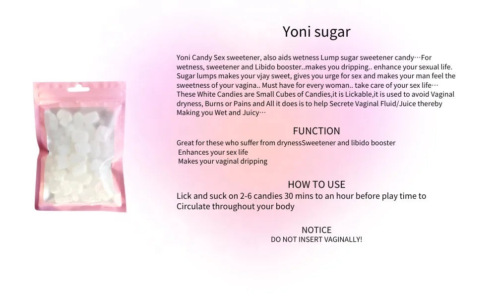 Yoni Candy Sugar Lumps Timiya